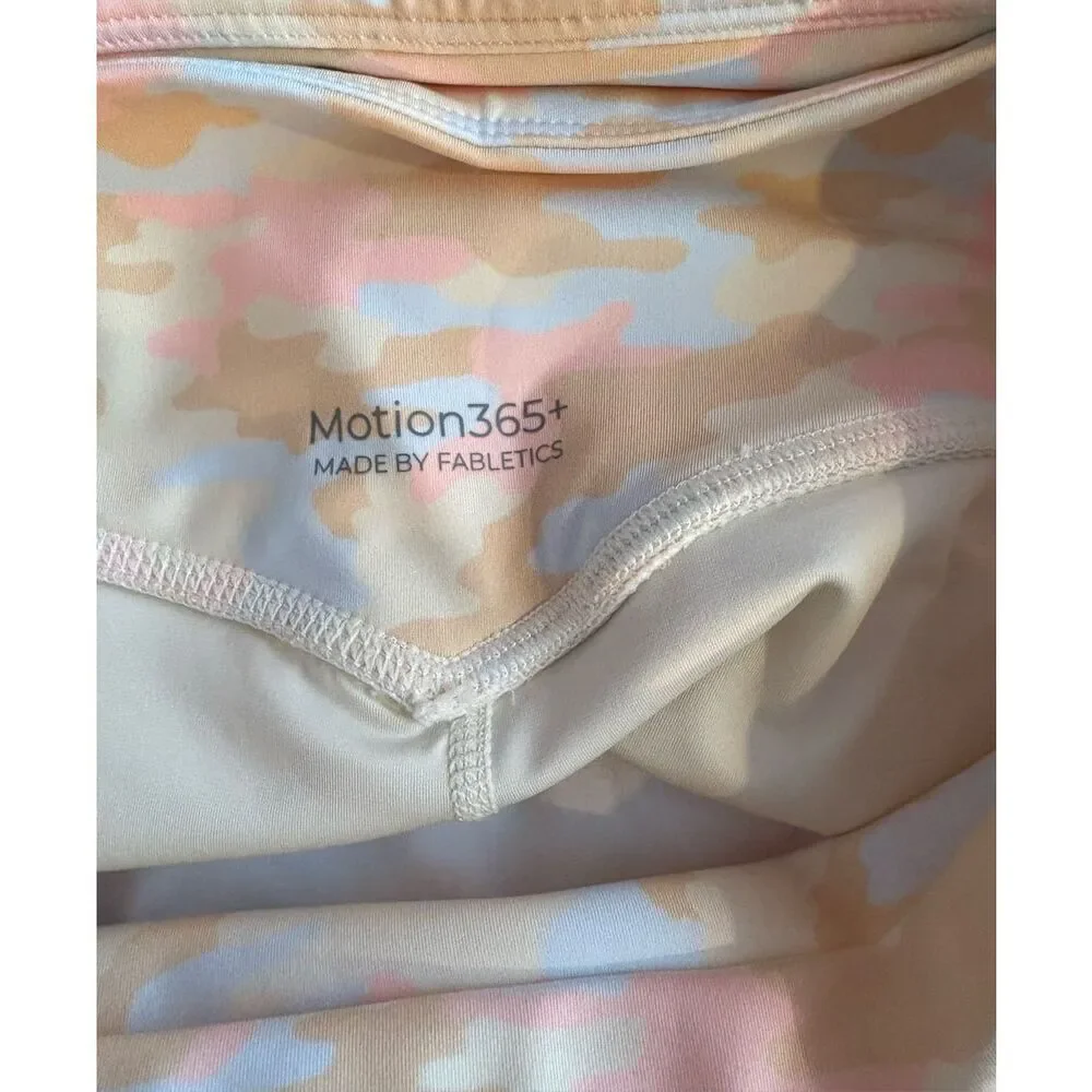 Fabletics motion 365 camo print leggings size XS